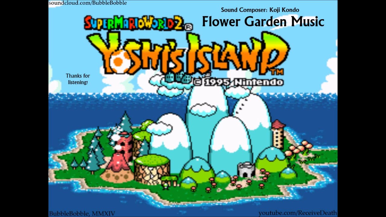 Yoshi S Island Ost Flower Garden Playgive - bubble booble roblox id